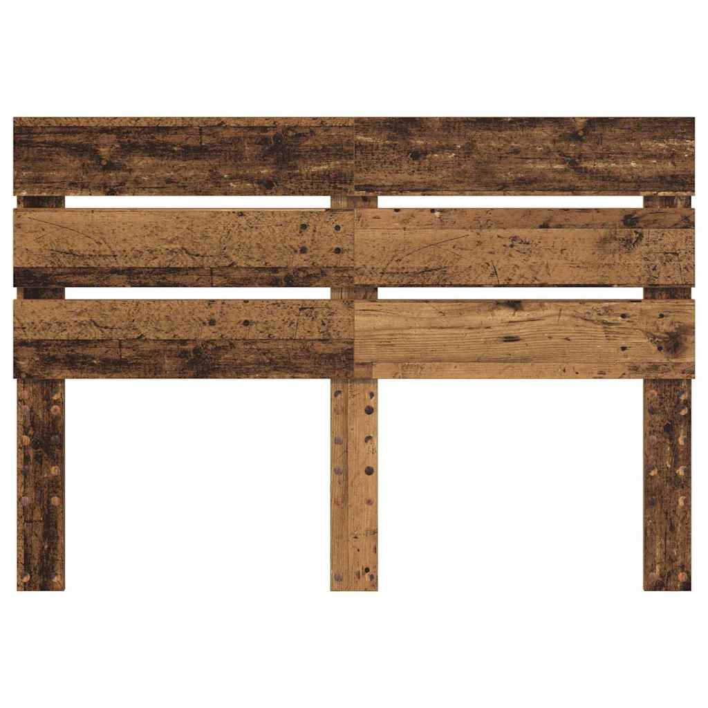 vidaXL Κεφαλάρι με κεφαλάρι Παλιό ξύλο 140 cm Επεξεργασμένο ξύλο