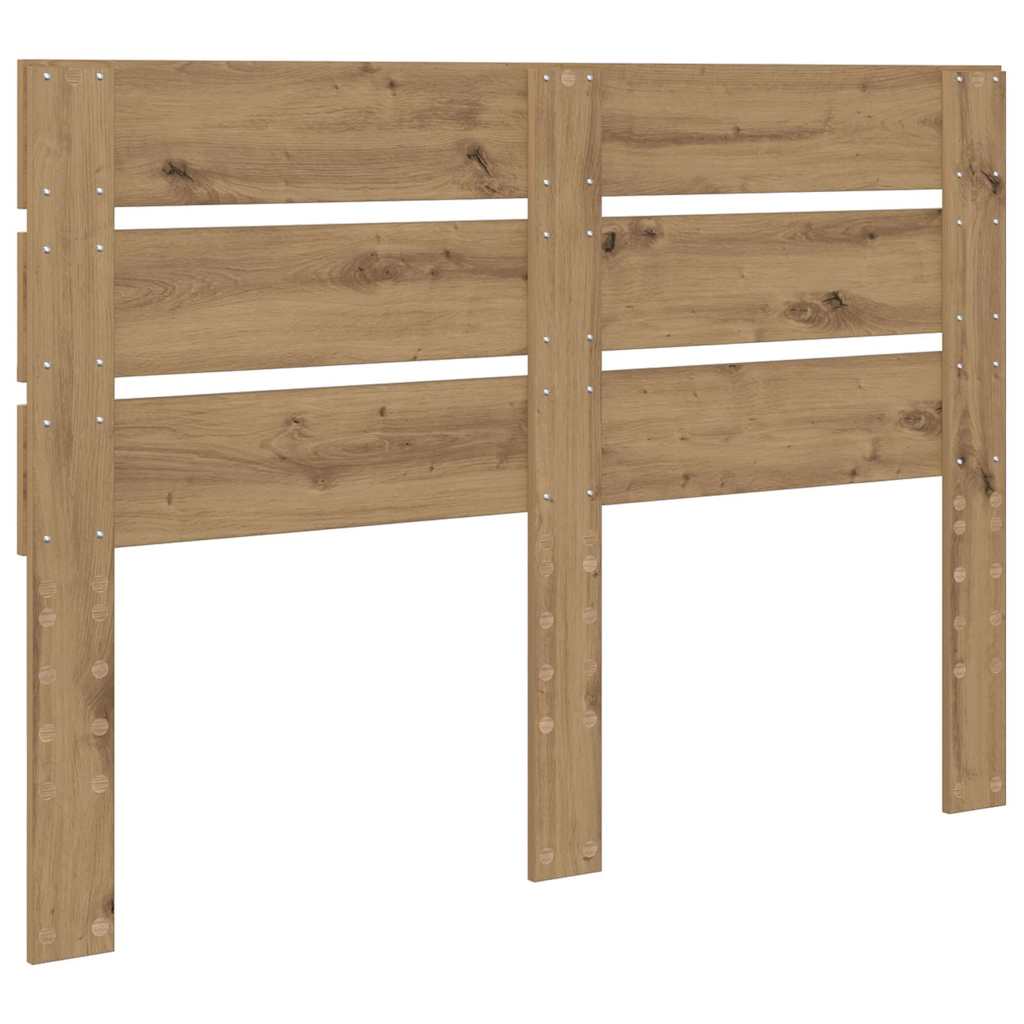 vidaXL Κεφαλάρι με κεφαλάρι Artisan Oak 140 cm Επεξεργασμένο ξύλο