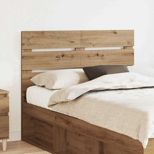 vidaXL Κεφαλάρι με κεφαλάρι Artisan Oak 120 cm Επεξεργασμένο ξύλο