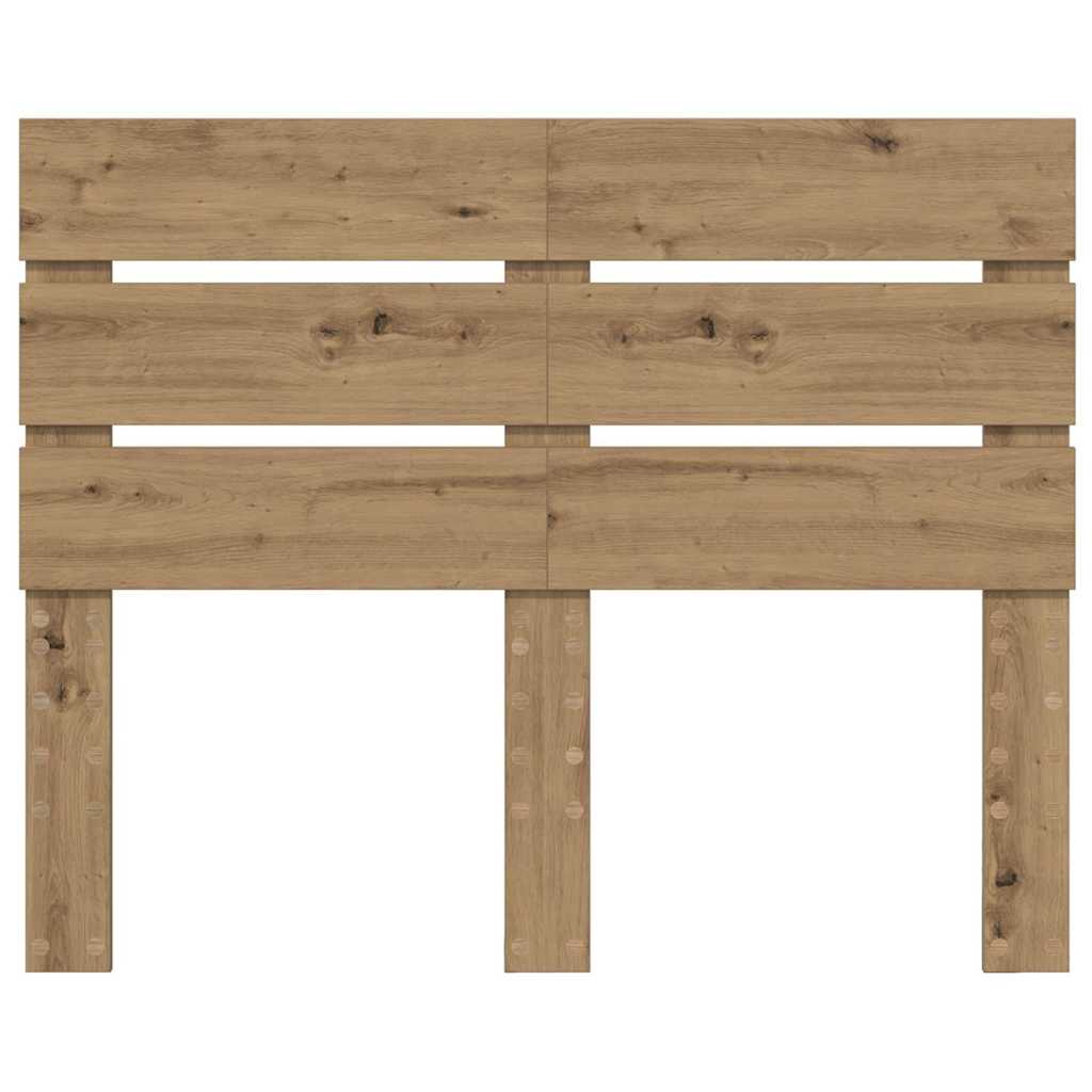 vidaXL Κεφαλάρι με κεφαλάρι Artisan Oak 120 cm Επεξεργασμένο ξύλο
