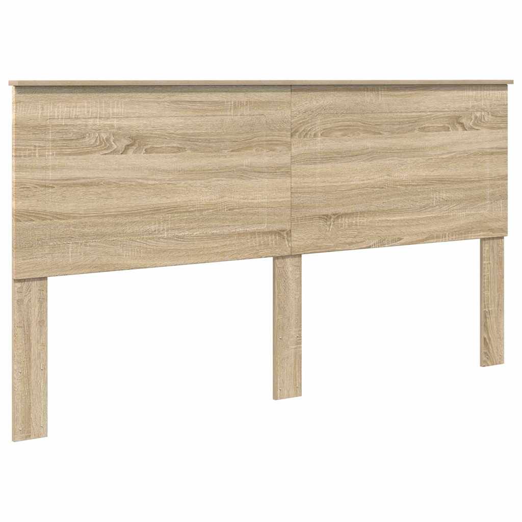 vidaXL Κεφαλάρι με κεφαλάρι Δρύς Sonoma 200 cm Επεξεργασμένο ξύλο