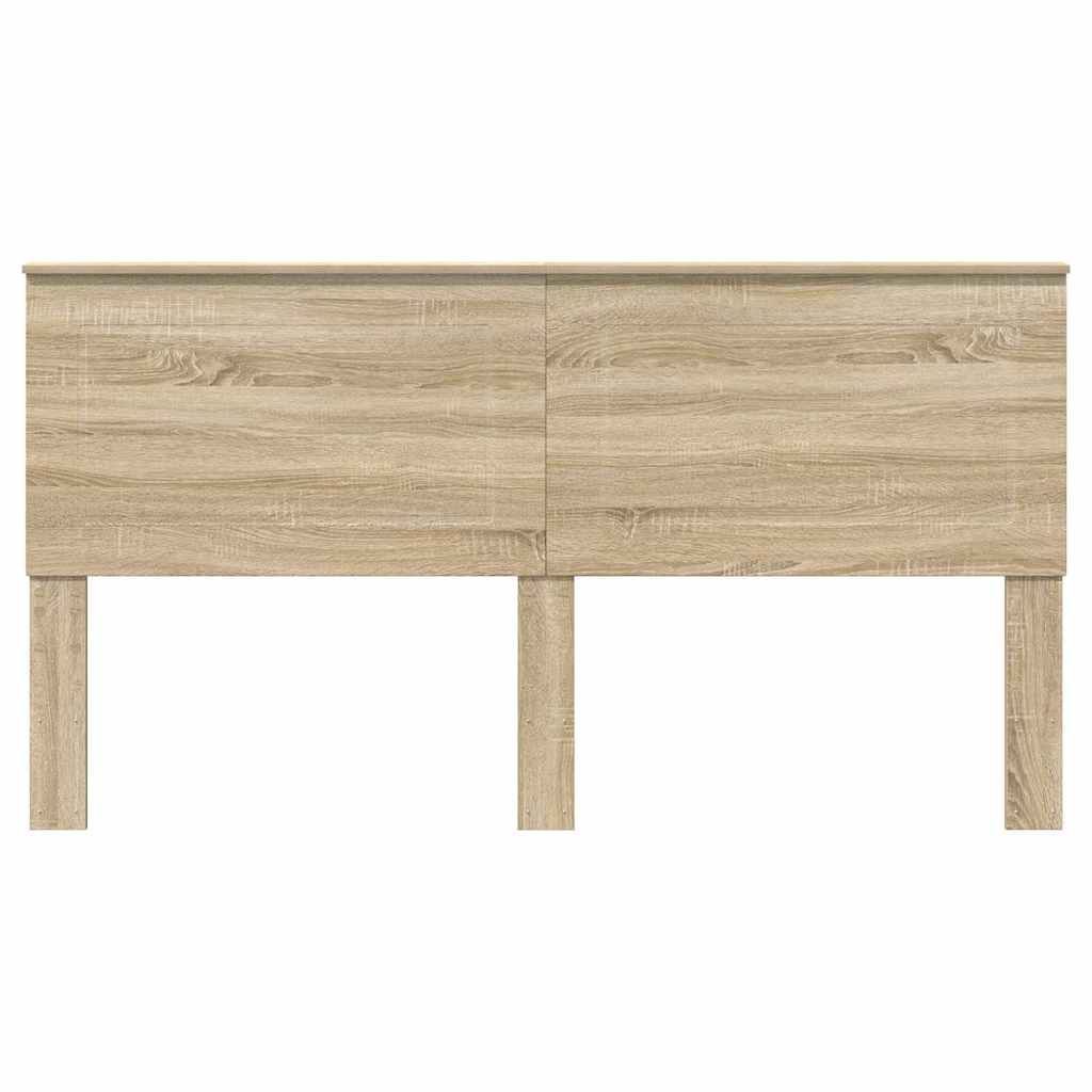 vidaXL Κεφαλάρι με κεφαλάρι Δρύς Sonoma 180 cm Επεξεργασμένο ξύλο