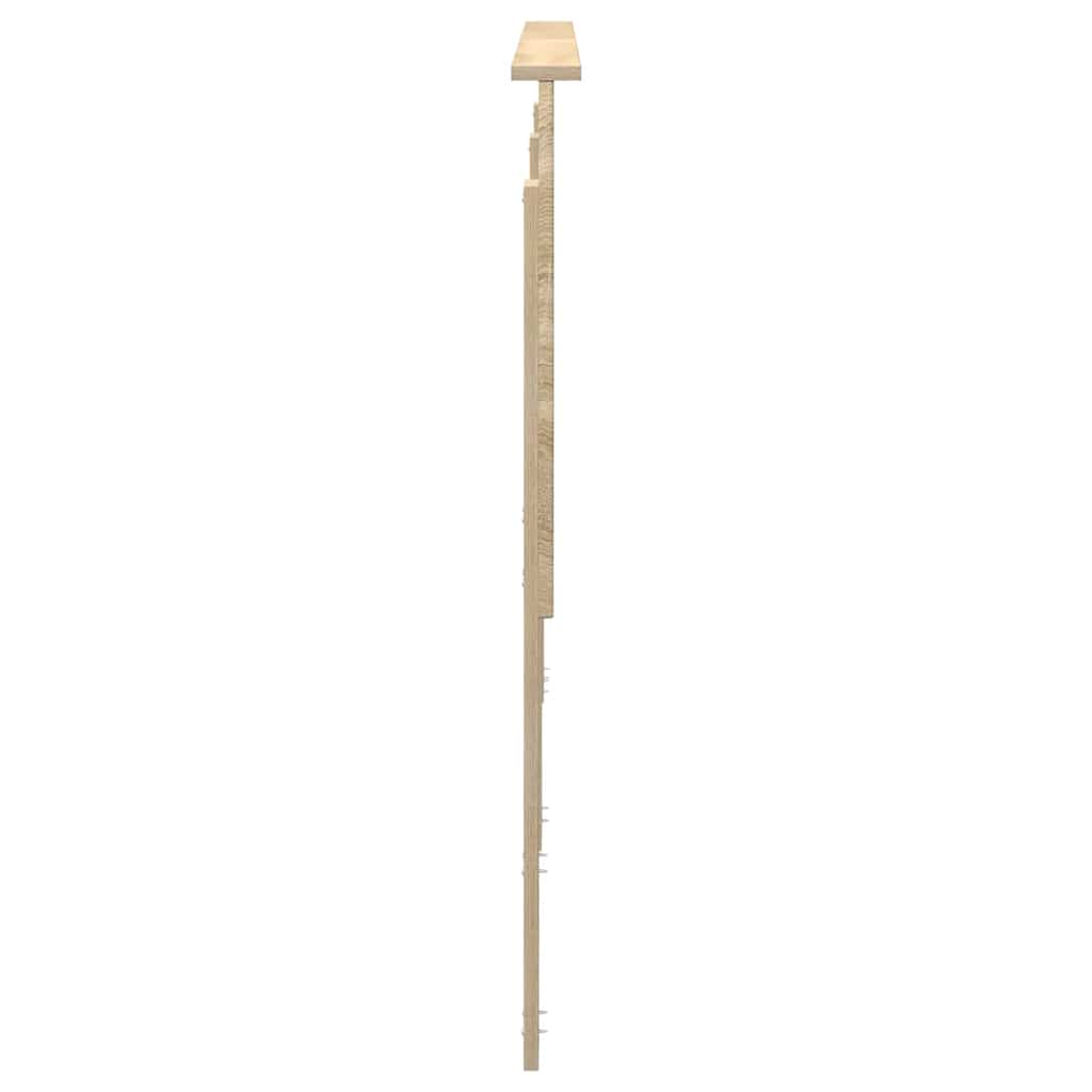 vidaXL Κεφαλάρι με κεφαλάρι Δρύς Sonoma 180 cm Επεξεργασμένο ξύλο