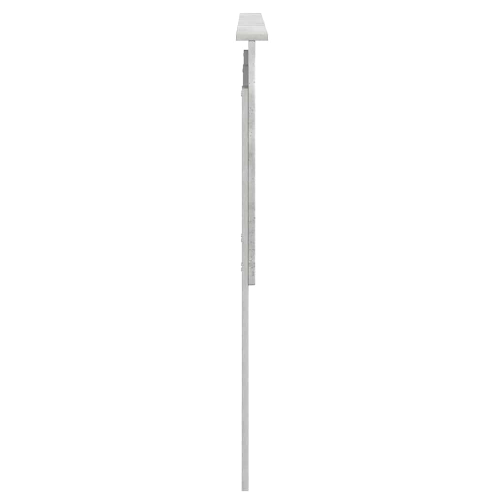 vidaXL Κεφαλάρι με κεφαλάρι Σκυρόδεμα Γκρι 180 cm Επεξεργασμένο ξύλο
