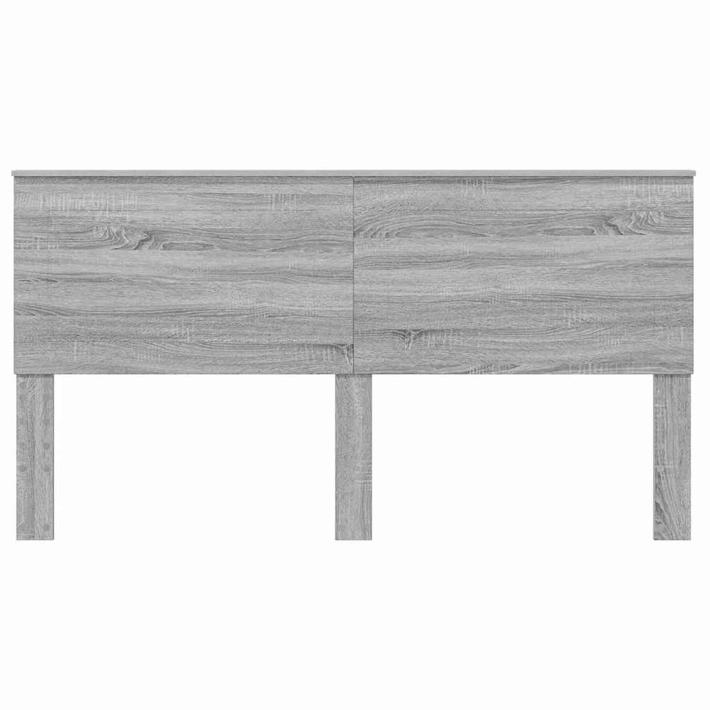 vidaXL Κεφαλάρι με κεφαλάρι Γκρίζο Σονομα 180 cm Επεξεργασμένο ξύλο
