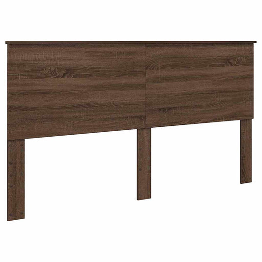 vidaXL Κεφαλάρι με κεφαλάρι Καφέ δρυς 180 cm Επεξεργασμένο ξύλο