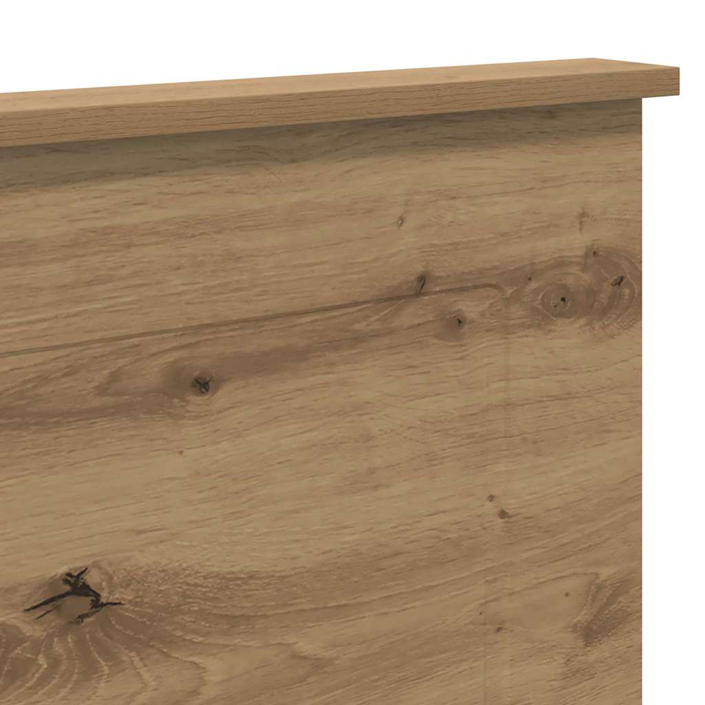 vidaXL Κεφαλάρι με κεφαλάρι Artisan Oak 180 cm Επεξεργασμένο ξύλο