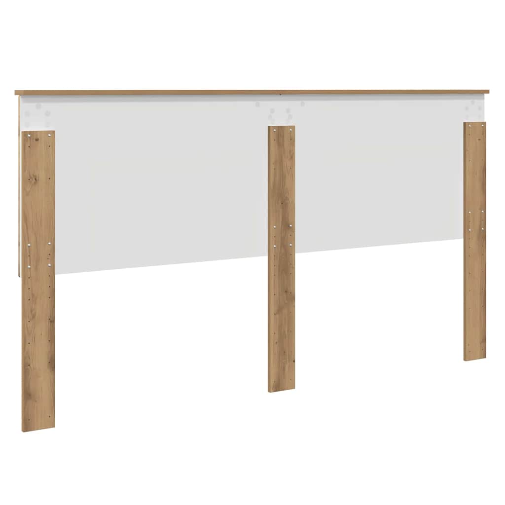 vidaXL Κεφαλάρι με κεφαλάρι Artisan Oak 180 cm Επεξεργασμένο ξύλο