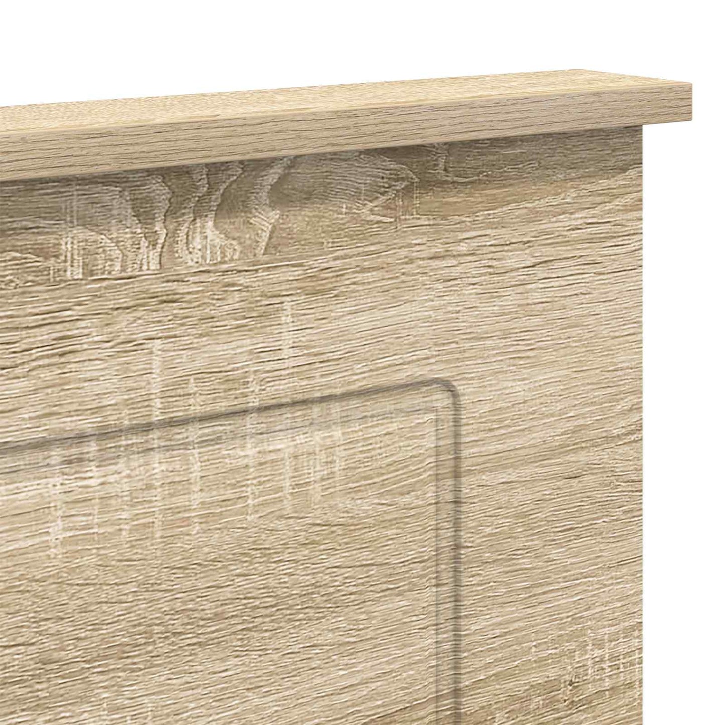 vidaXL Κεφαλάρι με κεφαλάρι Δρύς Sonoma 160 cm Επεξεργασμένο ξύλο