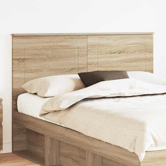 vidaXL Κεφαλάρι με κεφαλάρι Δρύς Sonoma 160 cm Επεξεργασμένο ξύλο