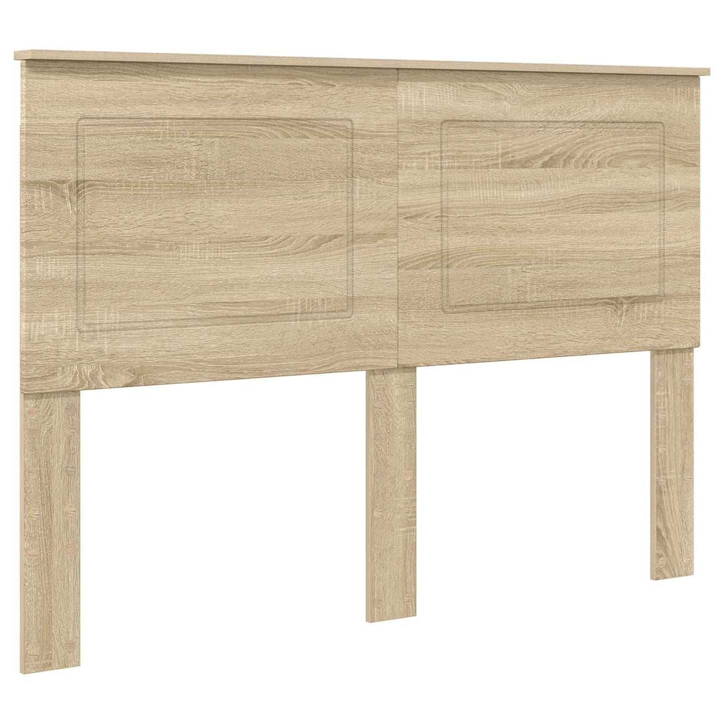 vidaXL Κεφαλάρι με κεφαλάρι Δρύς Sonoma 160 cm Επεξεργασμένο ξύλο