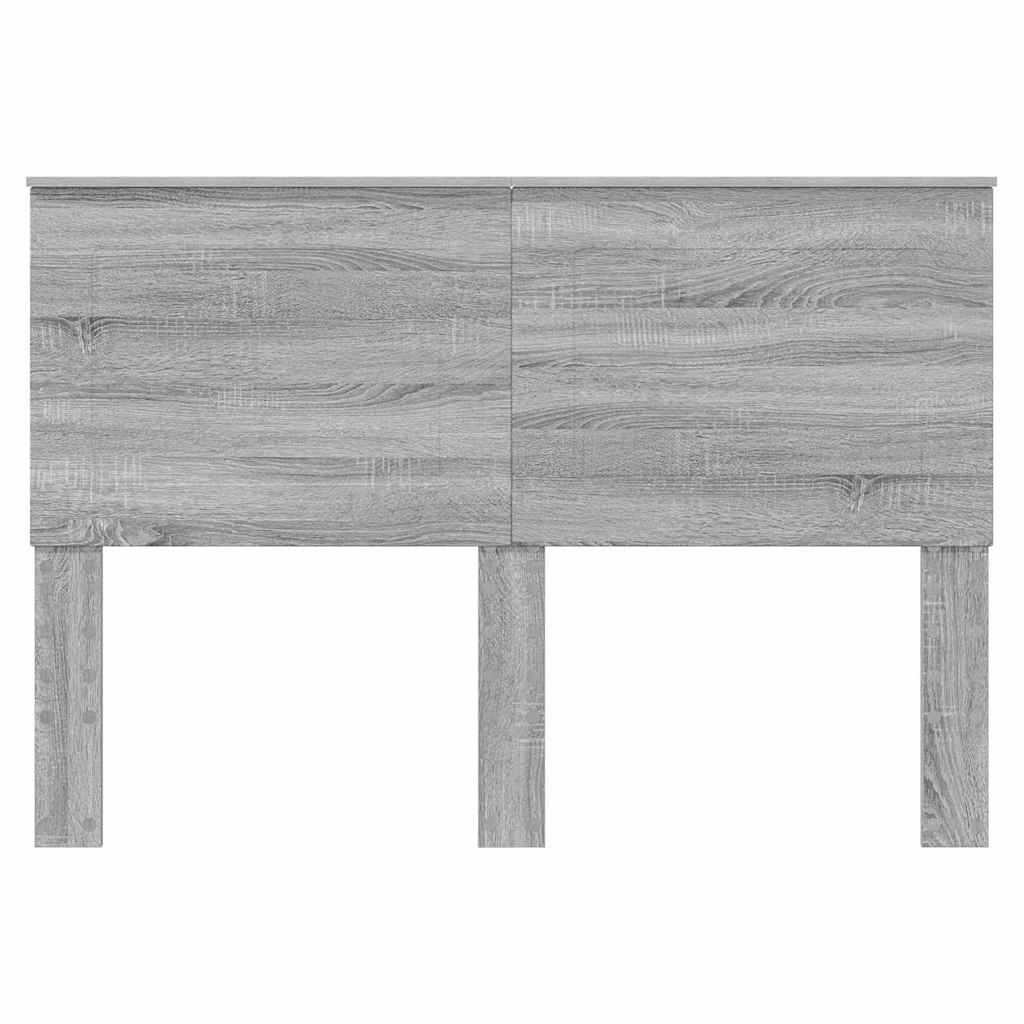 vidaXL Κεφαλάρι με κεφαλάρι Γκρίζο Σονομα 160 cm Επεξεργασμένο ξύλο