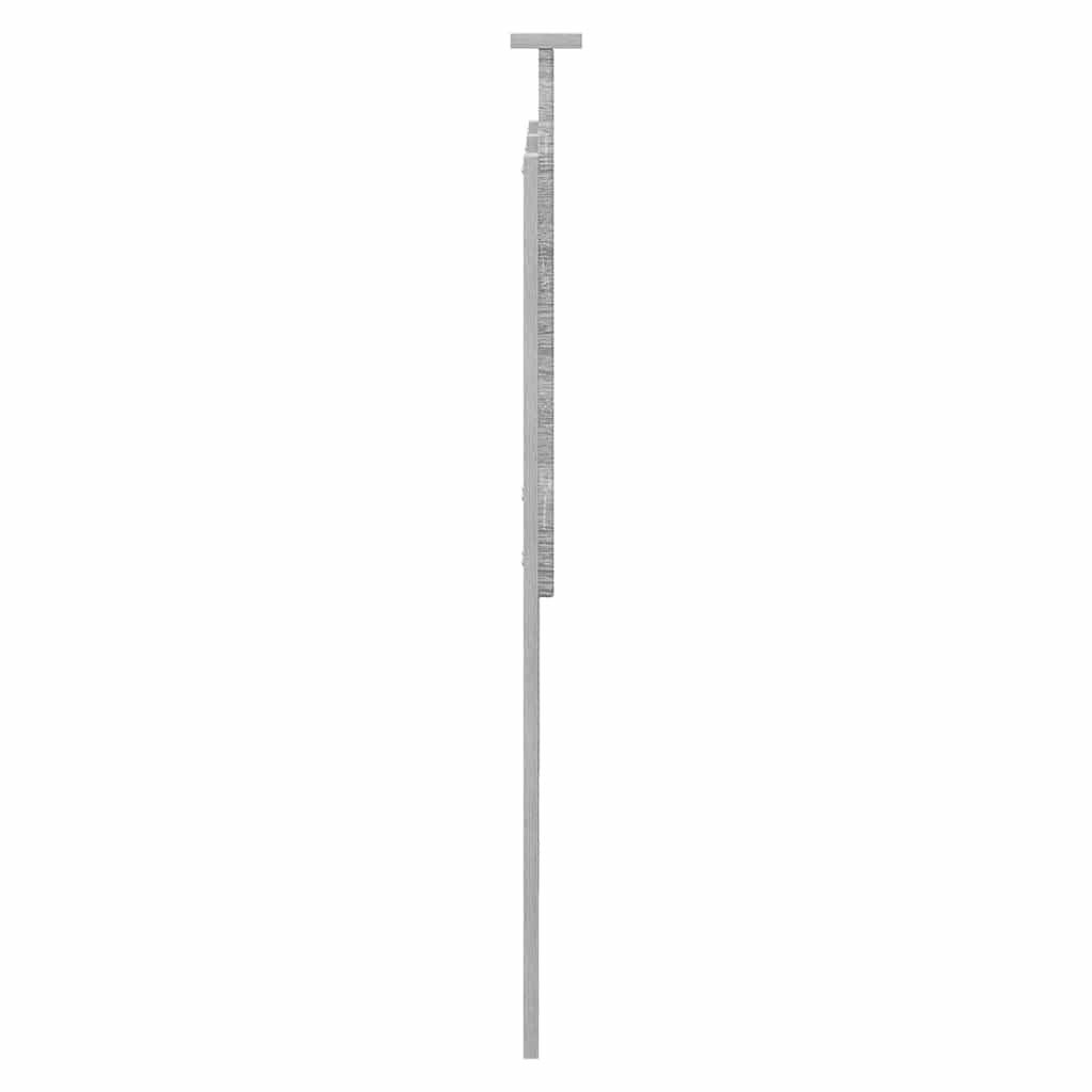 vidaXL Κεφαλάρι με κεφαλάρι Γκρίζο Σονομα 160 cm Επεξεργασμένο ξύλο