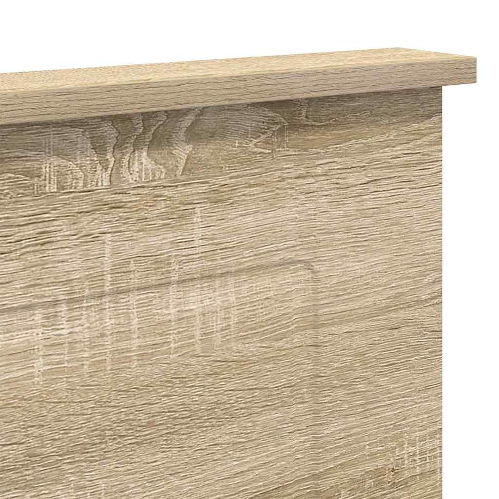 vidaXL Κεφαλάρι με κεφαλάρι Δρύς Sonoma 150 cm Επεξεργασμένο ξύλο