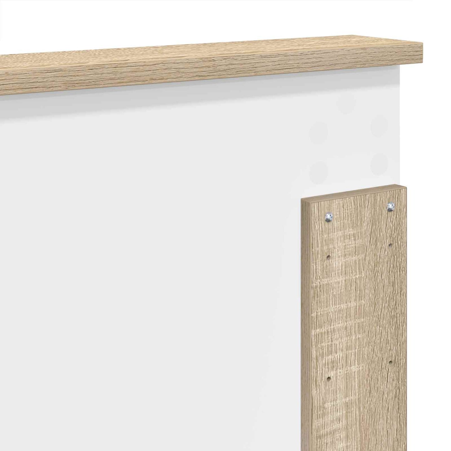 vidaXL Κεφαλάρι με κεφαλάρι Δρύς Sonoma 150 cm Επεξεργασμένο ξύλο