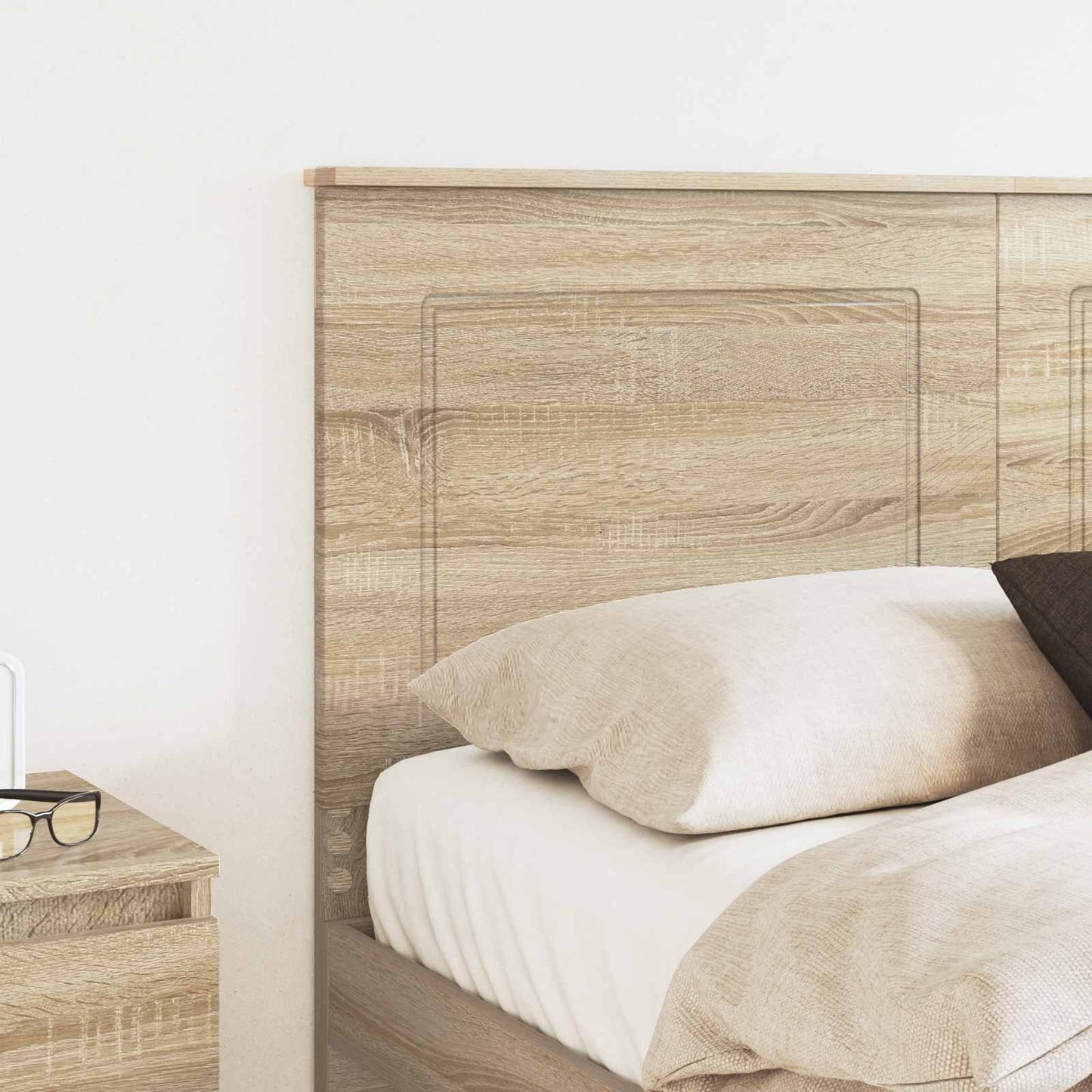 vidaXL Κεφαλάρι με κεφαλάρι Δρύς Sonoma 150 cm Επεξεργασμένο ξύλο
