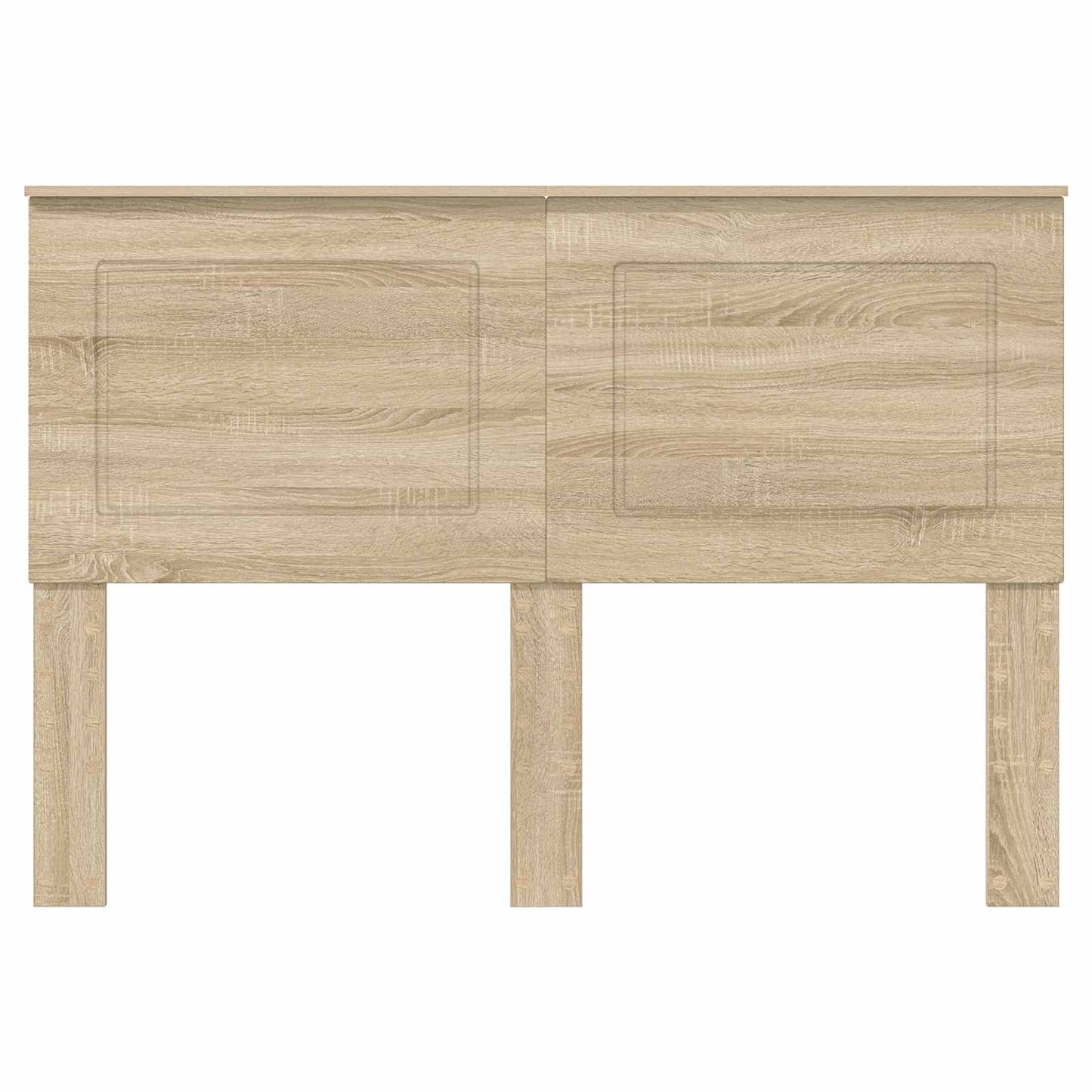 vidaXL Κεφαλάρι με κεφαλάρι Δρύς Sonoma 140 cm Επεξεργασμένο ξύλο