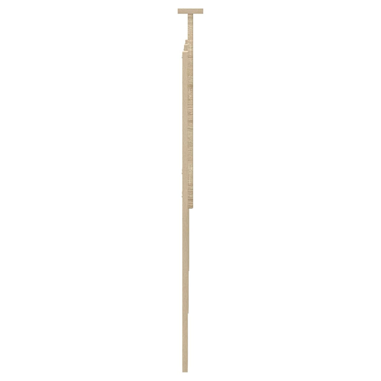 vidaXL Κεφαλάρι με κεφαλάρι Δρύς Sonoma 140 cm Επεξεργασμένο ξύλο