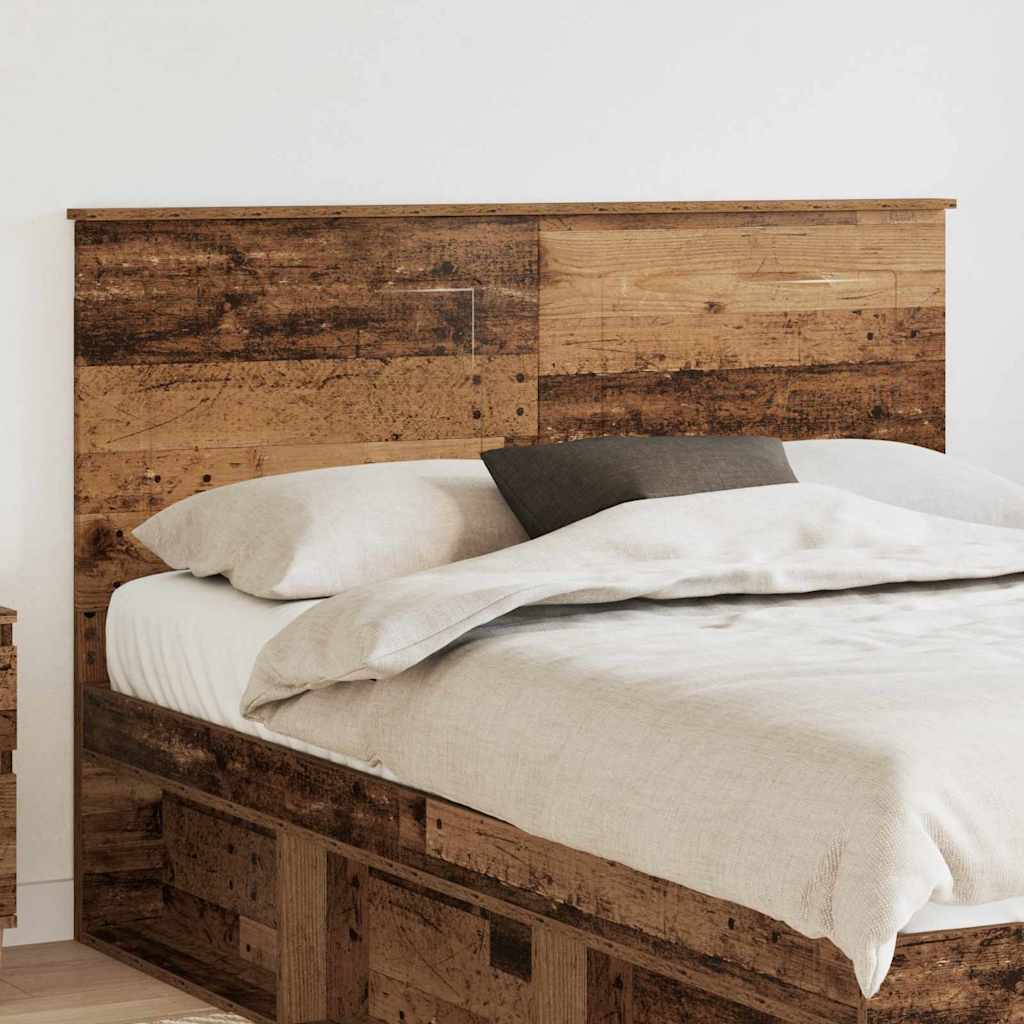 vidaXL Κεφαλάρι με κεφαλάρι Παλιό Ξύλο 140 cm Επεξεργασμένο ξύλο
