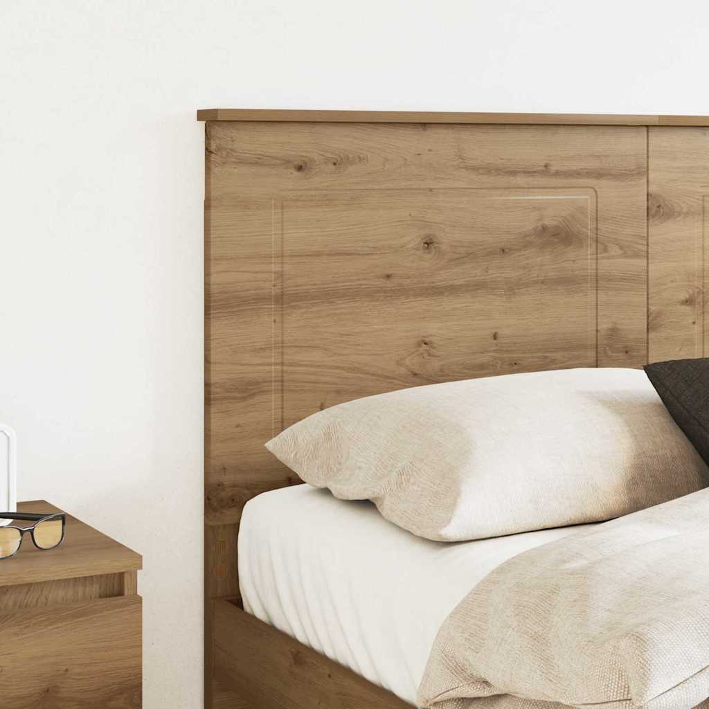 vidaXL Κεφαλάρι με κεφαλάρι Artisan Oak 140 cm Επεξεργασμένο ξύλο