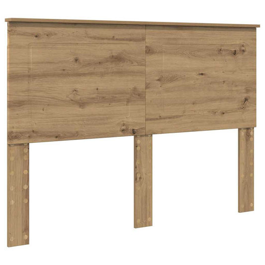 vidaXL Κεφαλάρι με κεφαλάρι Artisan Oak 140 cm Επεξεργασμένο ξύλο