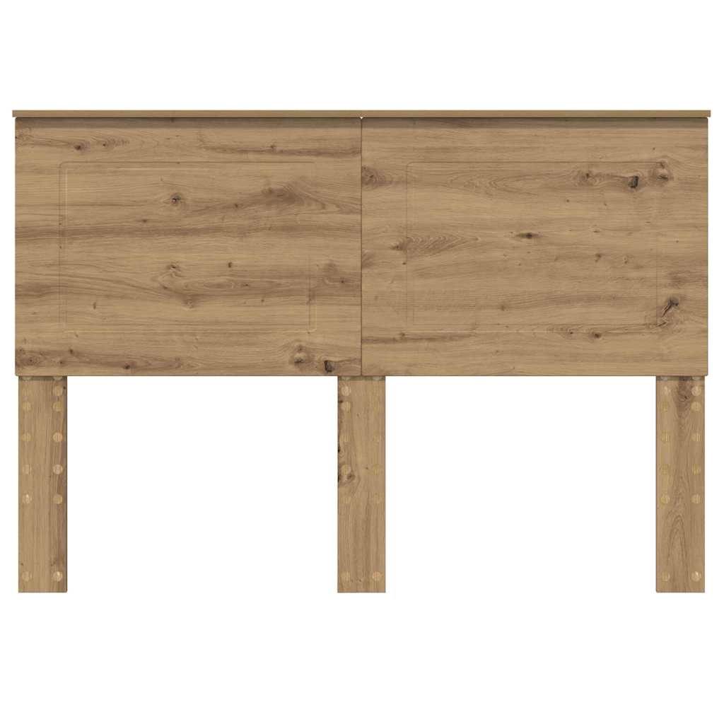 vidaXL Κεφαλάρι με κεφαλάρι Artisan Oak 140 cm Επεξεργασμένο ξύλο