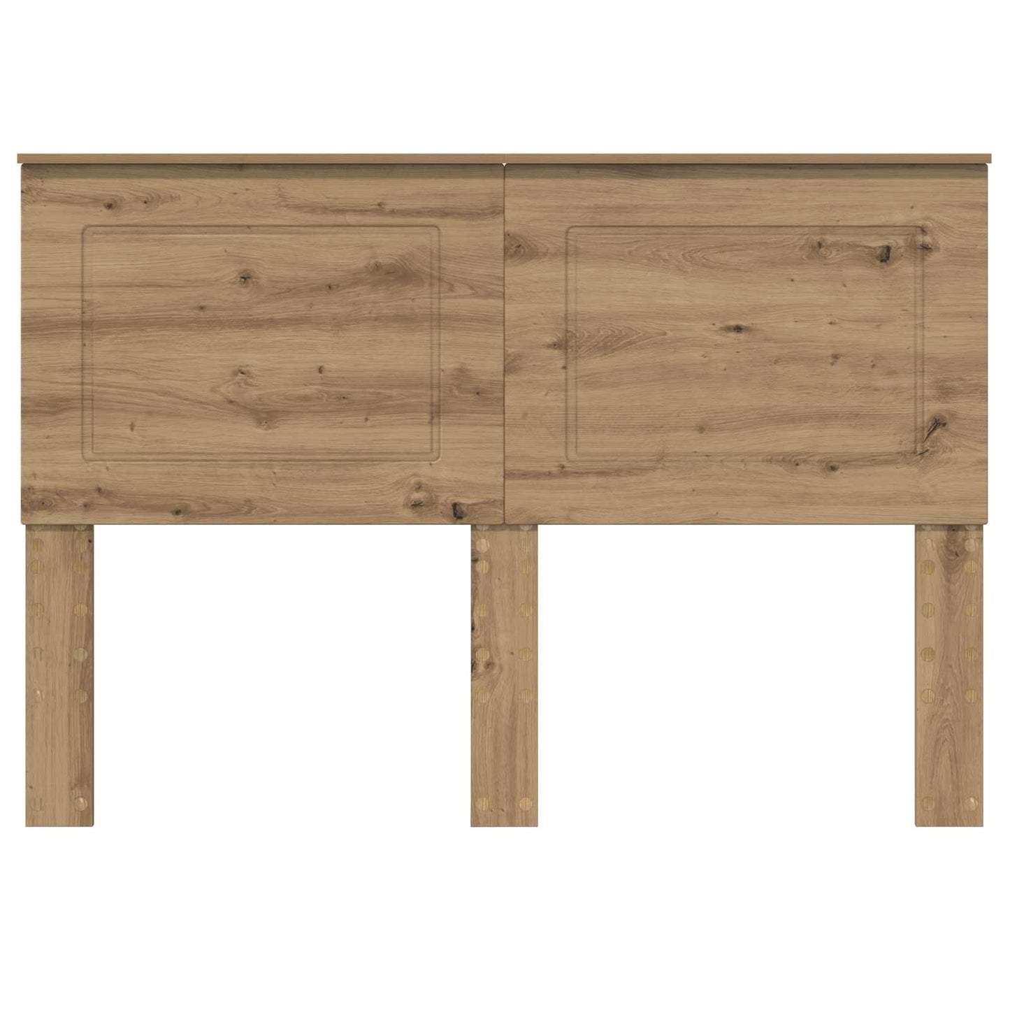 vidaXL Κεφαλάρι με κεφαλάρι Artisan Oak 140 cm Επεξεργασμένο ξύλο
