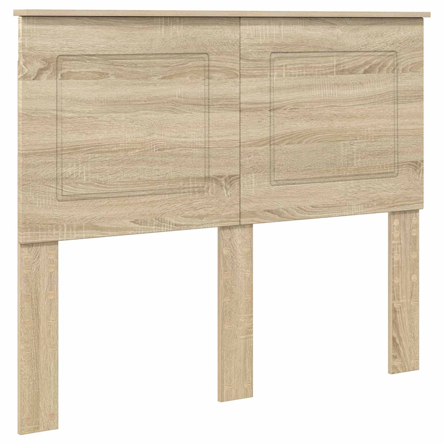 vidaXL Κεφαλάρι με κεφαλάρι Δρύς Sonoma 135 cm Επεξεργασμένο ξύλο