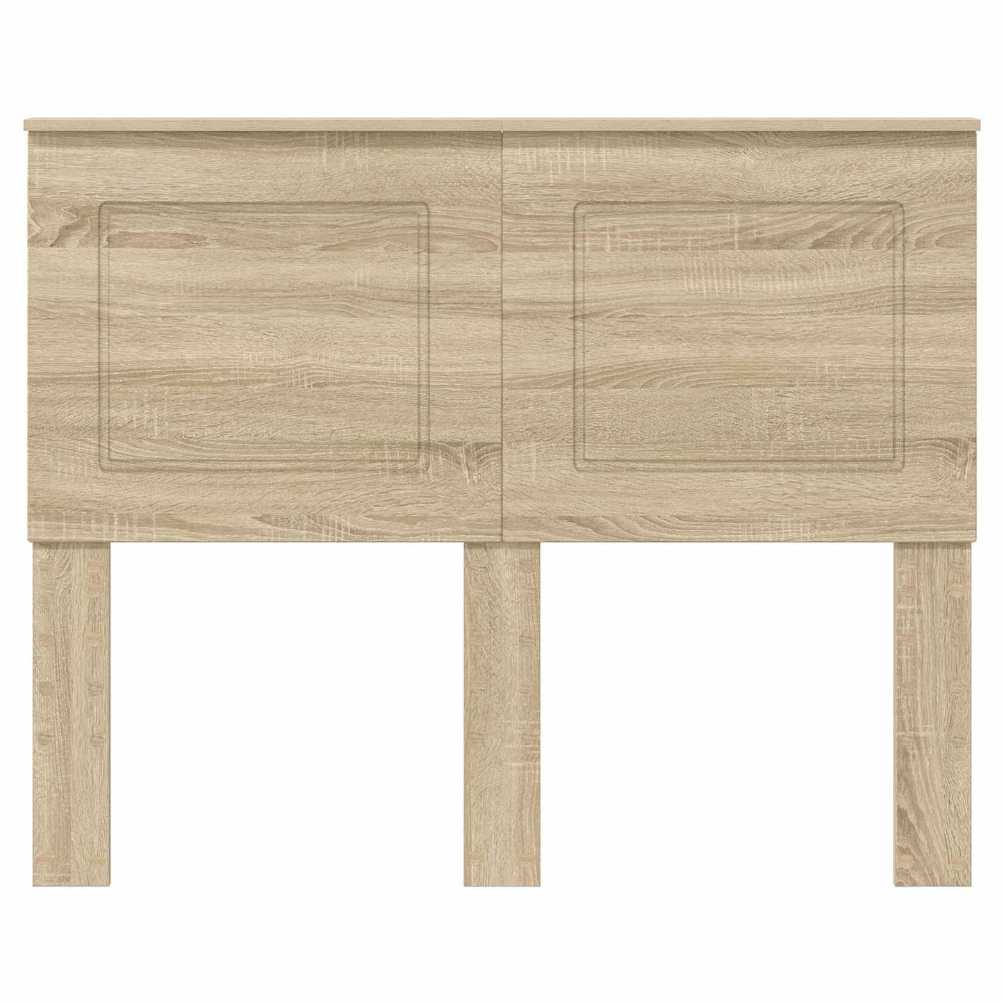 vidaXL Κεφαλάρι με κεφαλάρι Δρύς Sonoma 135 cm Επεξεργασμένο ξύλο