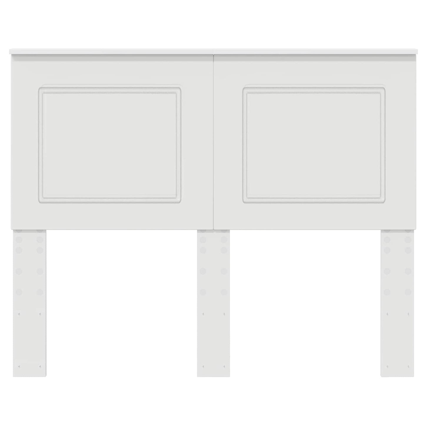 vidaXL Κεφαλάρι με κεφαλάρι Λευκό 120 cm Επεξεργασμένο ξύλο
