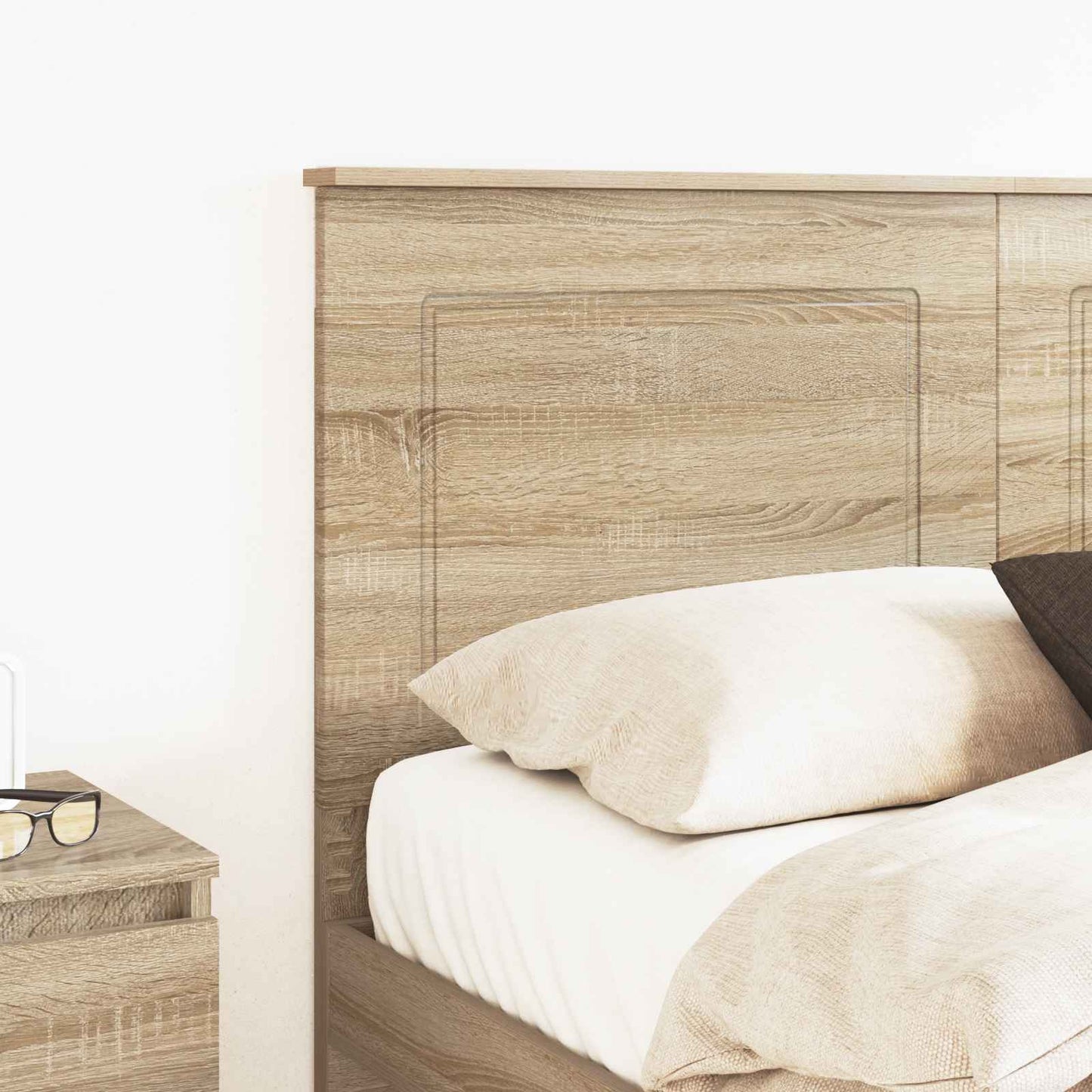 vidaXL Κεφαλάρι Δρύς Sonoma 100 cm Μηχανικά επεξεργασμένο ξύλο
