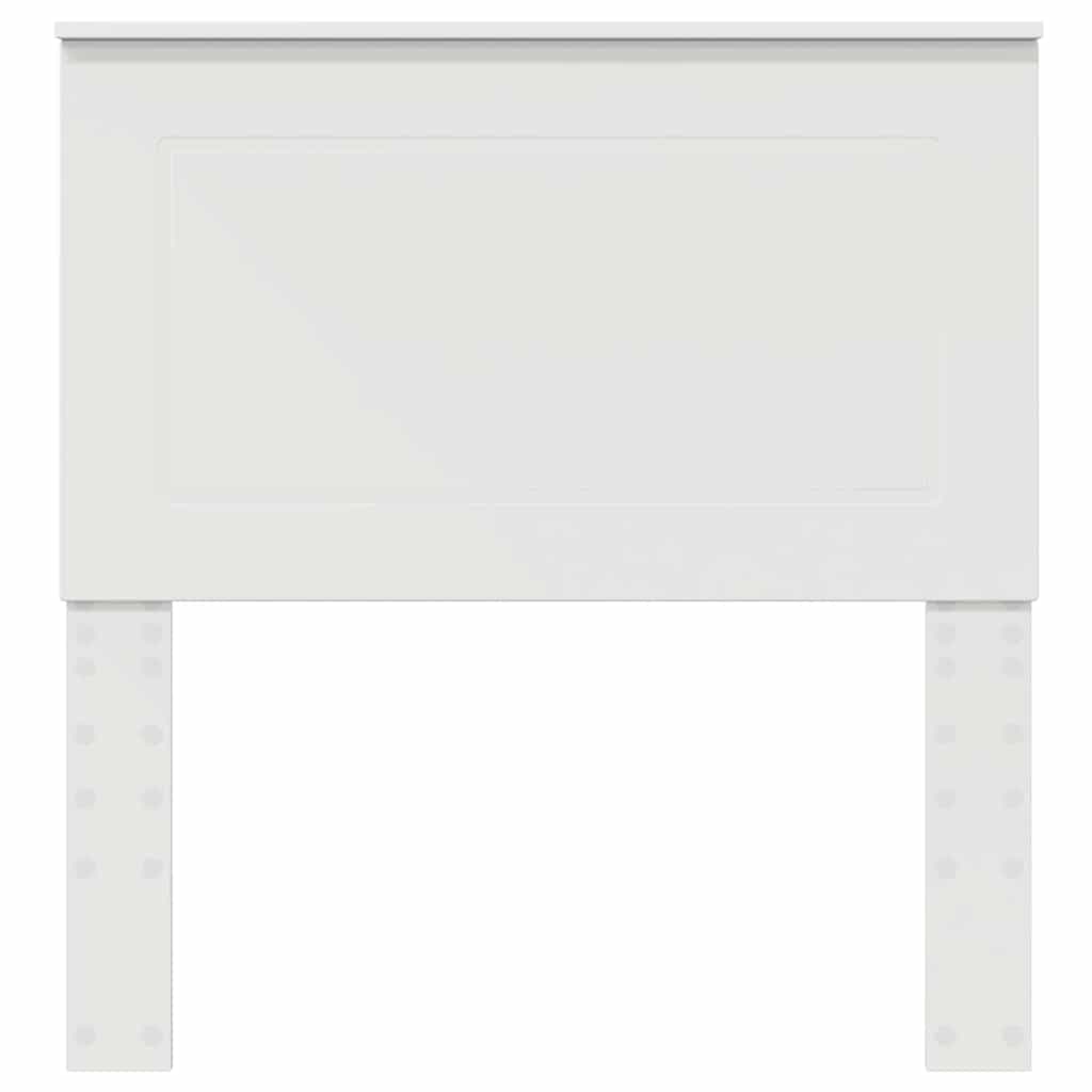 vidaXL Κεφαλάρι με κεφαλάρι Λευκό 100 cm Επεξεργασμένο ξύλο