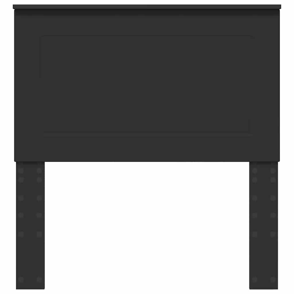 vidaXL Κεφαλάρι με κεφαλάρι Μαύρη Οξυά 100 cm Επεξεργασμένο ξύλο