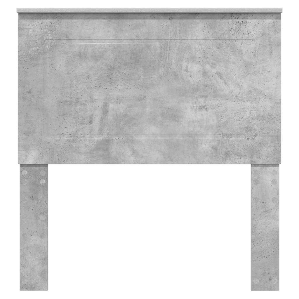 vidaXL Κεφαλάρι με κεφαλάρι Σκυρόδεμα Γκρι 100 cm Επεξεργασμένο ξύλο