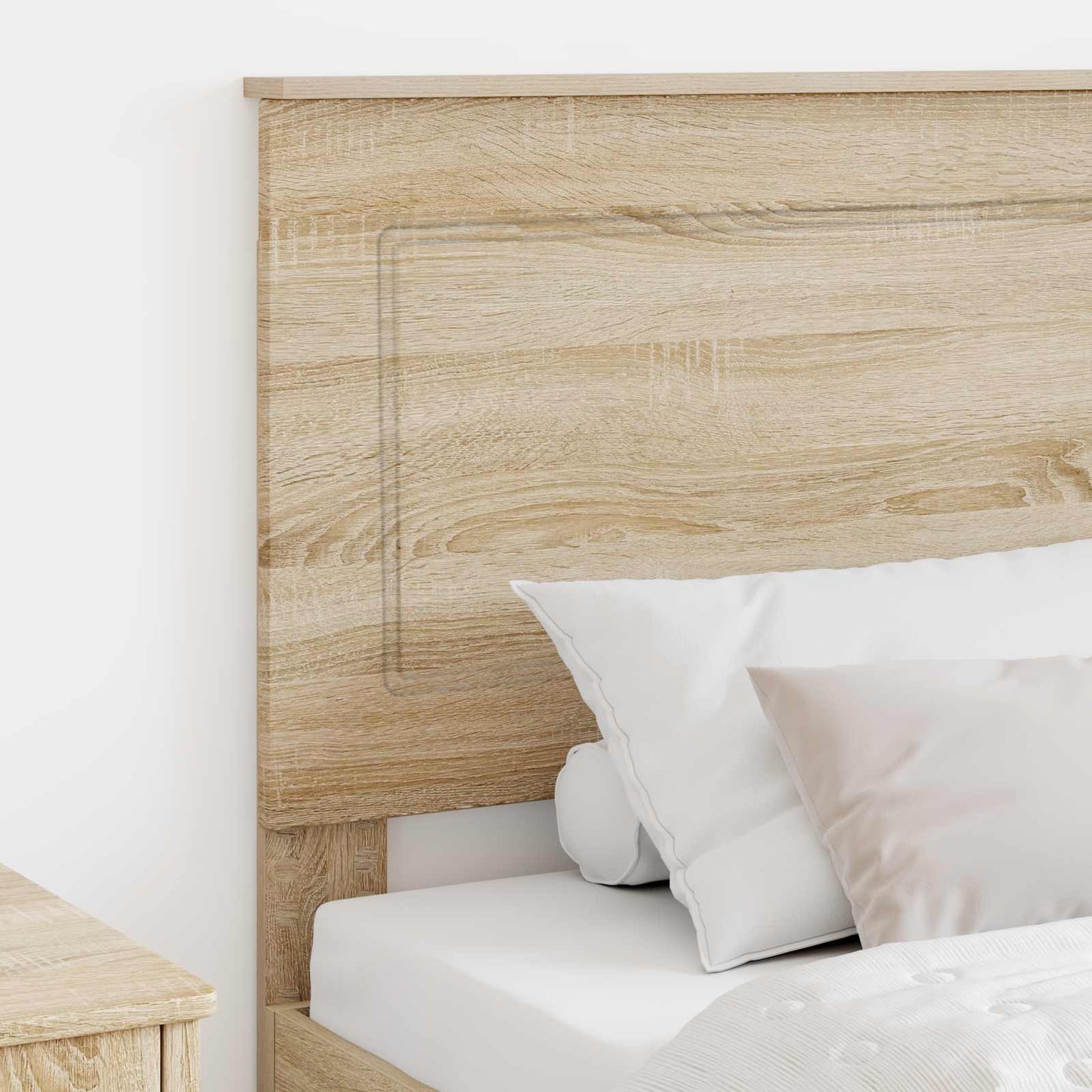vidaXL Κεφαλάρι Δρύς Sonoma 100 cm Μηχανικά επεξεργασμένο ξύλο