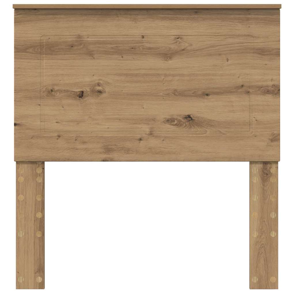 vidaXL Κεφαλάρι με κεφαλάρι Artisan Oak 90 cm Επεξεργασμένο ξύλο
