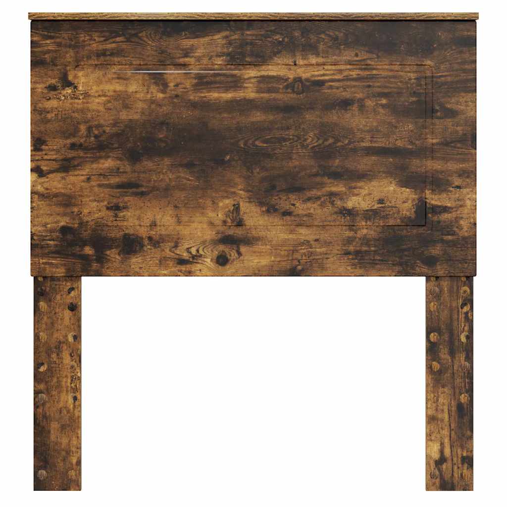 vidaXL Κεφαλάρι με κεφαλάρι Καπνιστό Δρύς 80 cm Επεξεργασμένο ξύλο