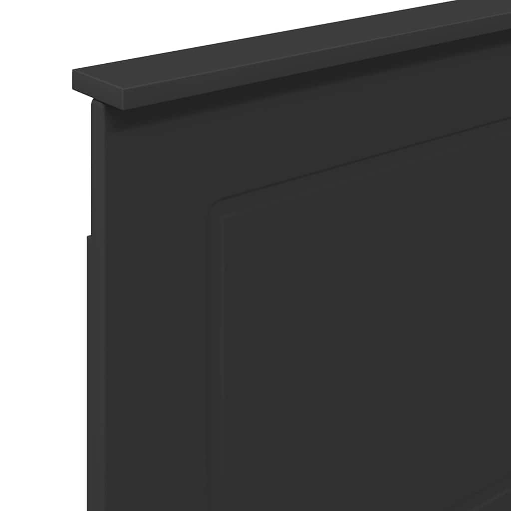 vidaXL Κεφαλάρι με κεφαλάρι Μαύρη Οξυά 75 cm Επεξεργασμένο ξύλο