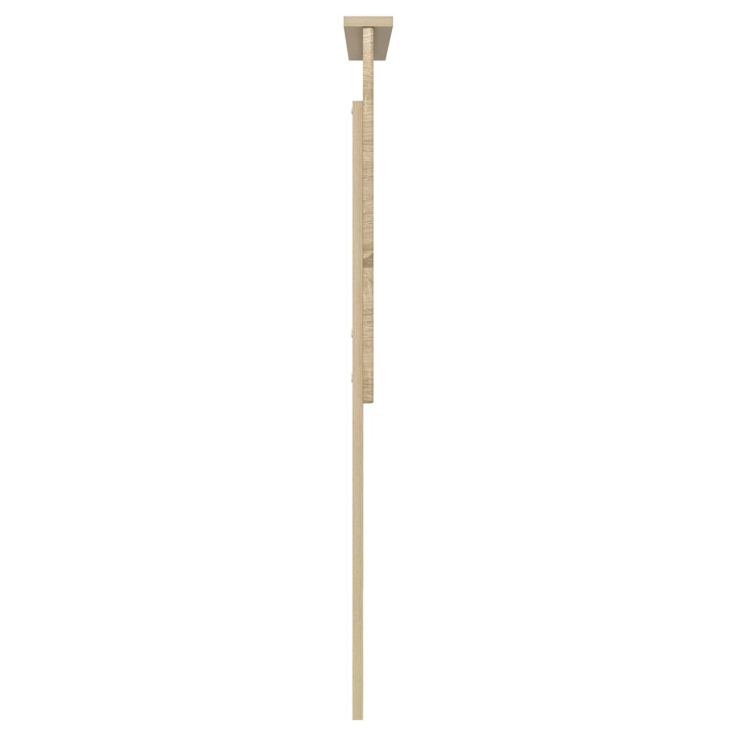 vidaXL Κεφαλάρι με κεφαλάρι Δρύς Sonoma 75 cm Επεξεργασμένο ξύλο