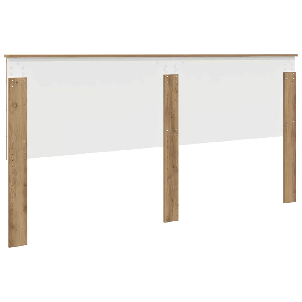 vidaXL Κεφαλάρι με κεφαλάρι Artisan Oak 200 cm Επεξεργασμένο ξύλο