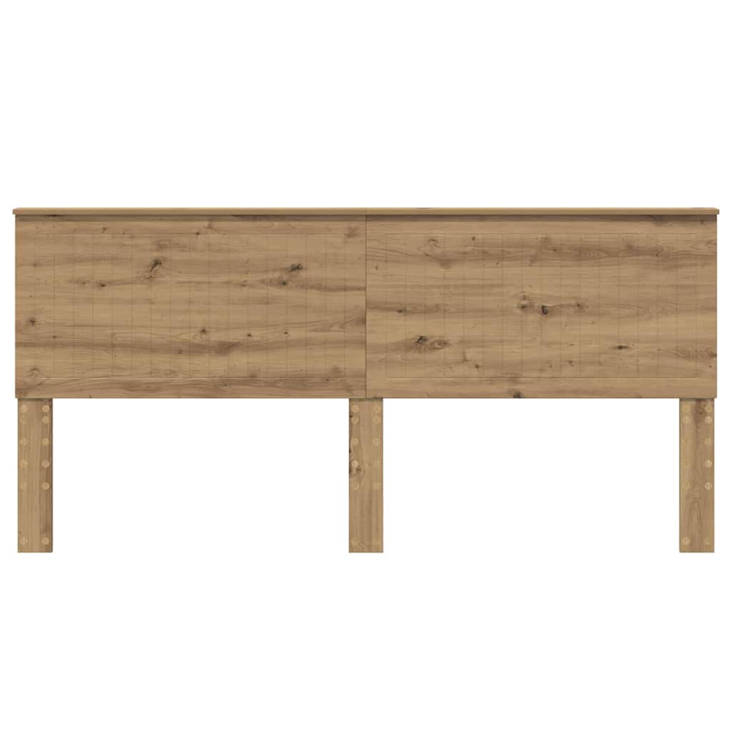 vidaXL Κεφαλάρι με κεφαλάρι Artisan Oak 200 cm Επεξεργασμένο ξύλο