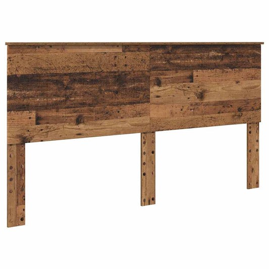 vidaXL Κεφαλάρι με κεφαλάρι Παλιό Ξύλο 180 cm Επεξεργασμένο ξύλο