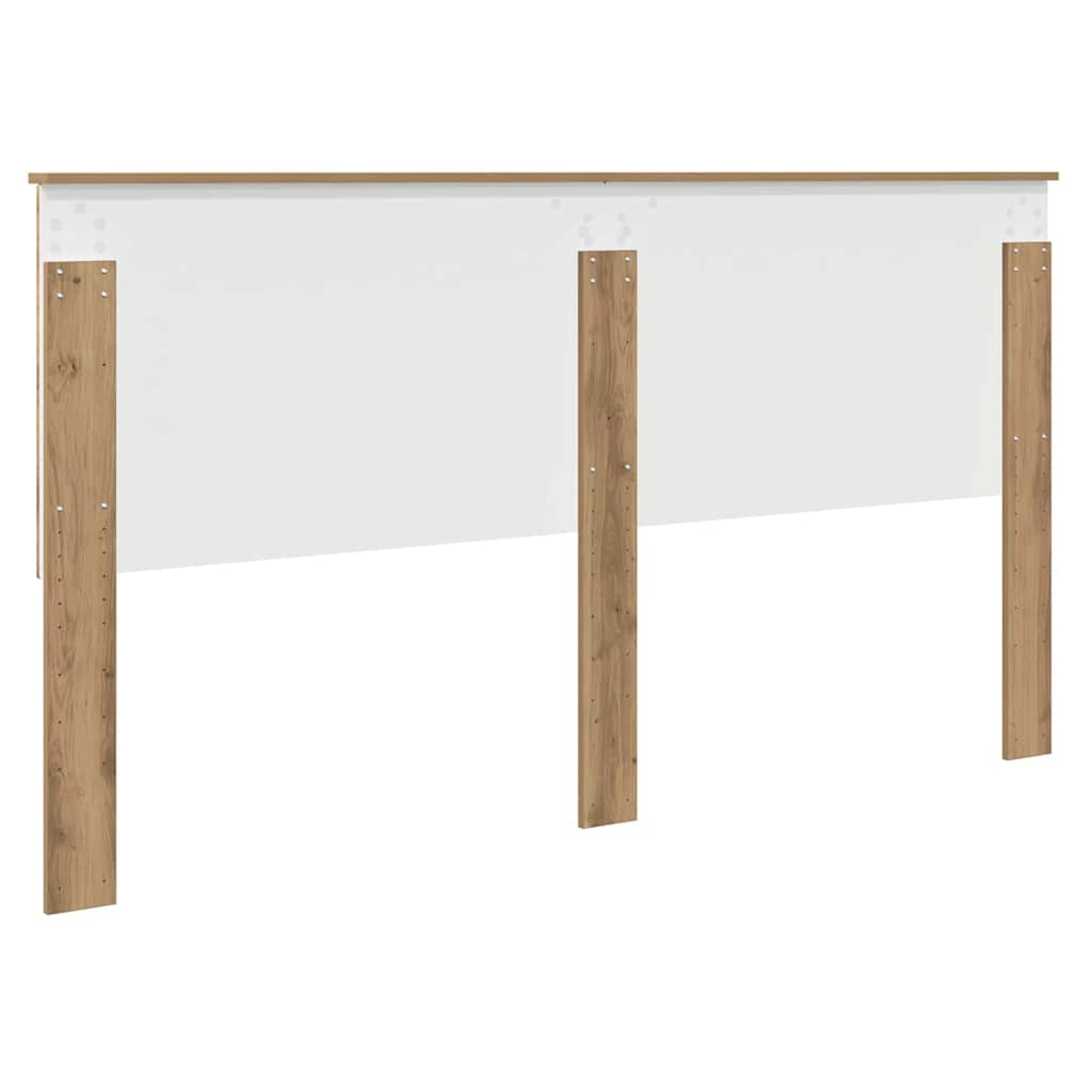 vidaXL Κεφαλάρι με κεφαλάρι Artisan Oak 180 cm Επεξεργασμένο ξύλο