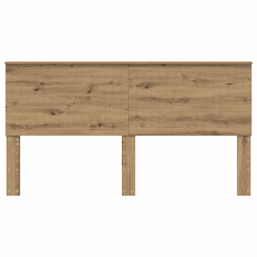 vidaXL Κεφαλάρι με κεφαλάρι Artisan Oak 180 cm Επεξεργασμένο ξύλο