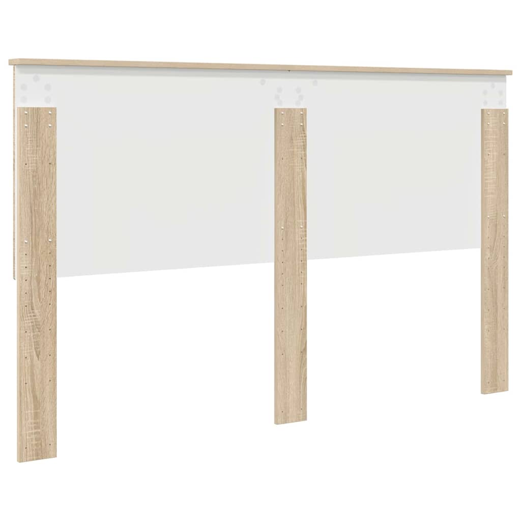 vidaXL Κεφαλάρι με κεφαλάρι Δρύς Sonoma 160 cm Επεξεργασμένο ξύλο