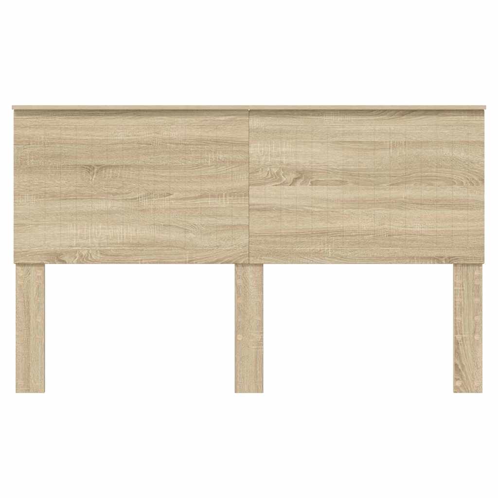 vidaXL Κεφαλάρι με κεφαλάρι Δρύς Sonoma 160 cm Επεξεργασμένο ξύλο