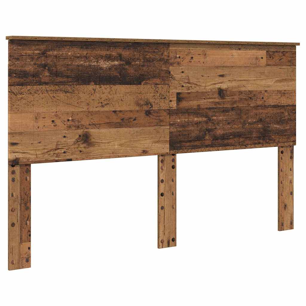 vidaXL Κεφαλάρι με κεφαλάρι Παλιό Ξύλο 160 cm Επεξεργασμένο ξύλο