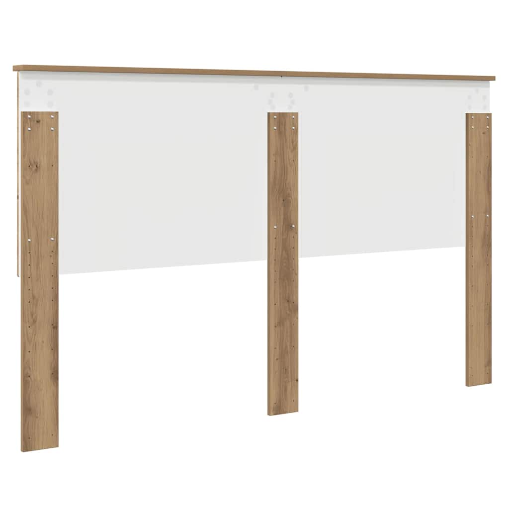 vidaXL Κεφαλάρι με κεφαλάρι Artisan Oak 160 cm Επεξεργασμένο ξύλο