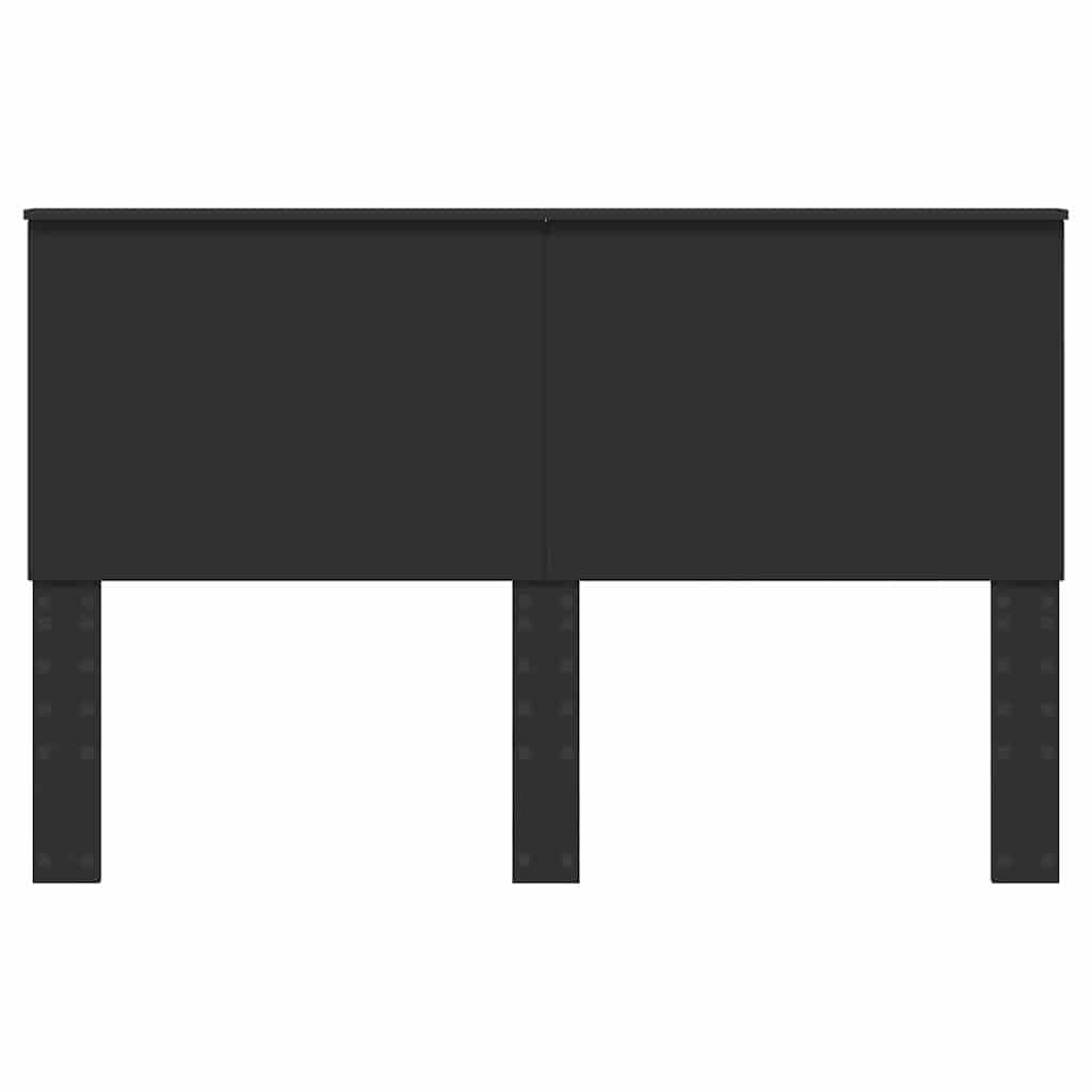 vidaXL Κεφαλάρι με κεφαλάρι Μαύρη Οξυά 150 cm Επεξεργασμένο ξύλο