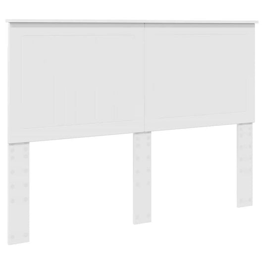 vidaXL Κεφαλάρι με κεφαλάρι Λευκό 140 cm Επεξεργασμένο ξύλο